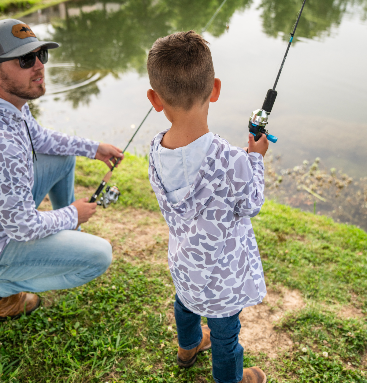 Toddler Old School Camo Performance Hoodies