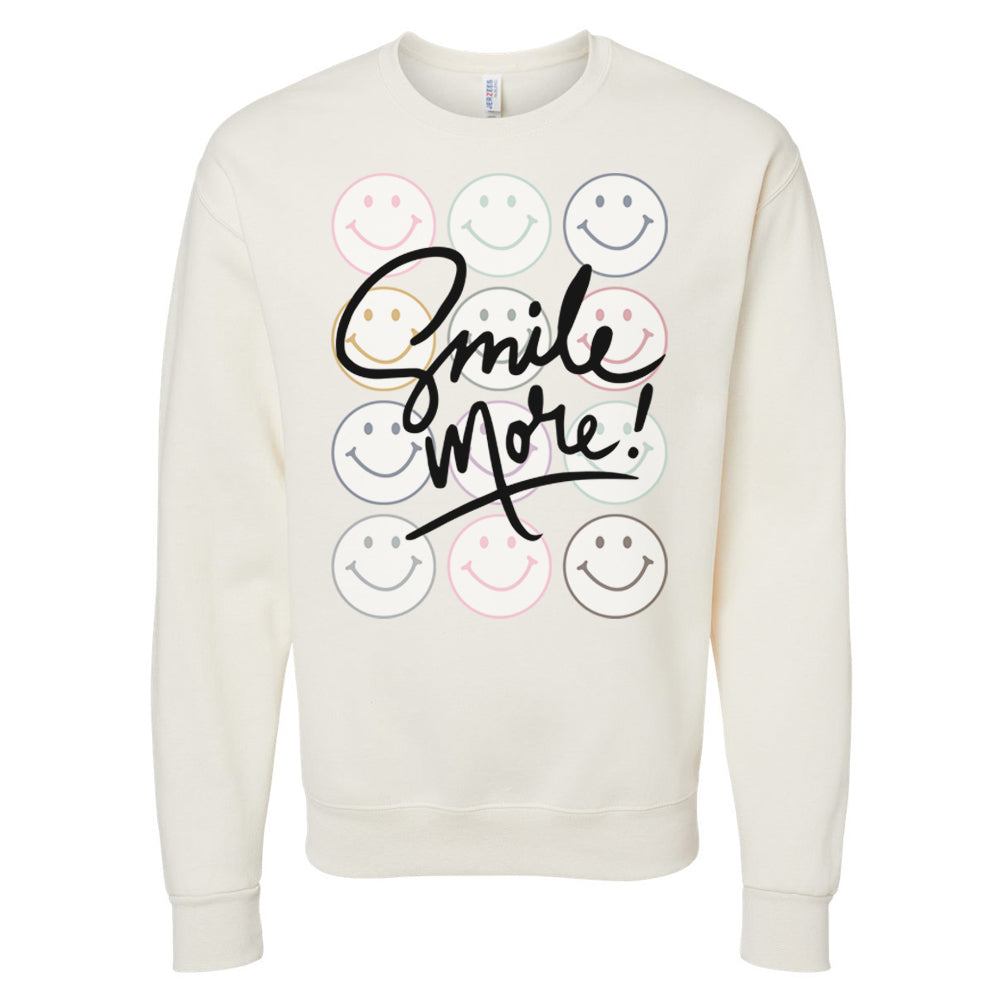 'Smile More' Crewneck Sweatshirt