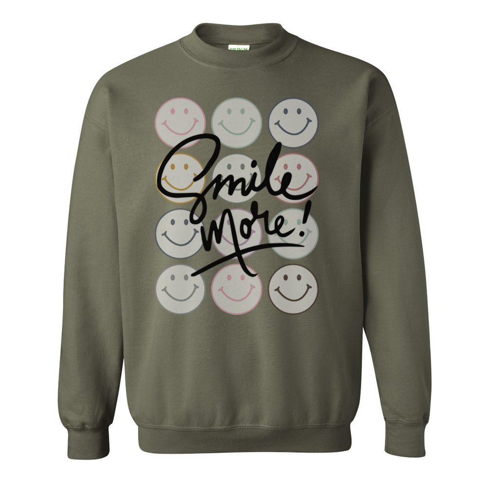 'Smile More' Crewneck Sweatshirt