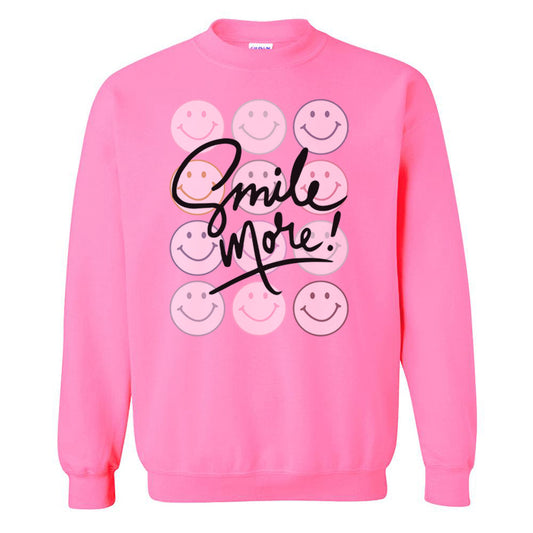 'Smile More' Crewneck Sweatshirt