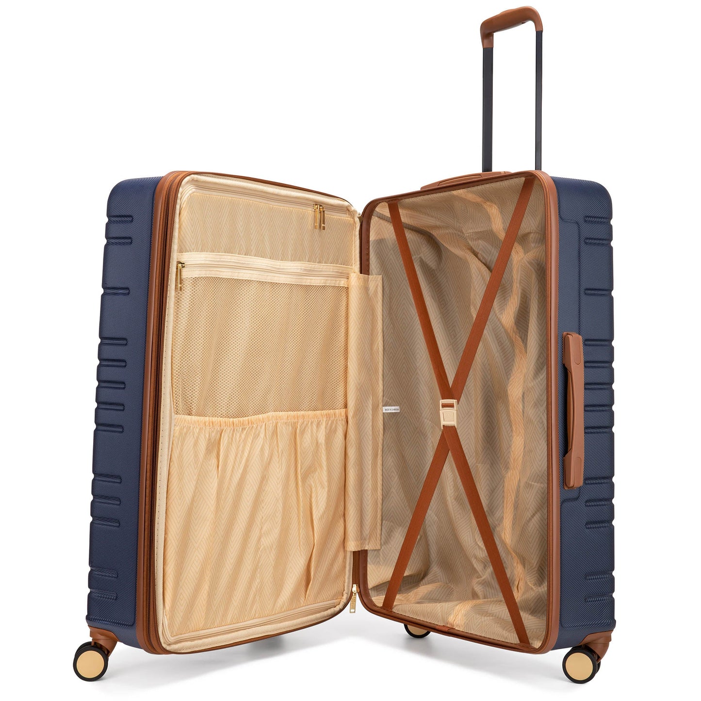 Brickell 3 Piece Expandable Retro Luggage Set