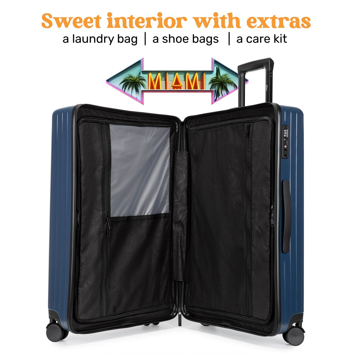 Ocean Large Polycarbonate Check-in Suitcase