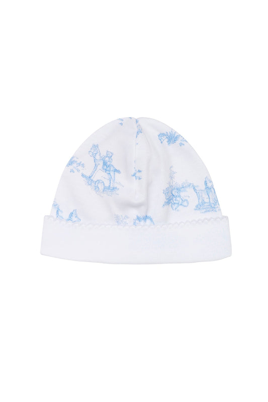 Blue Toile Hat