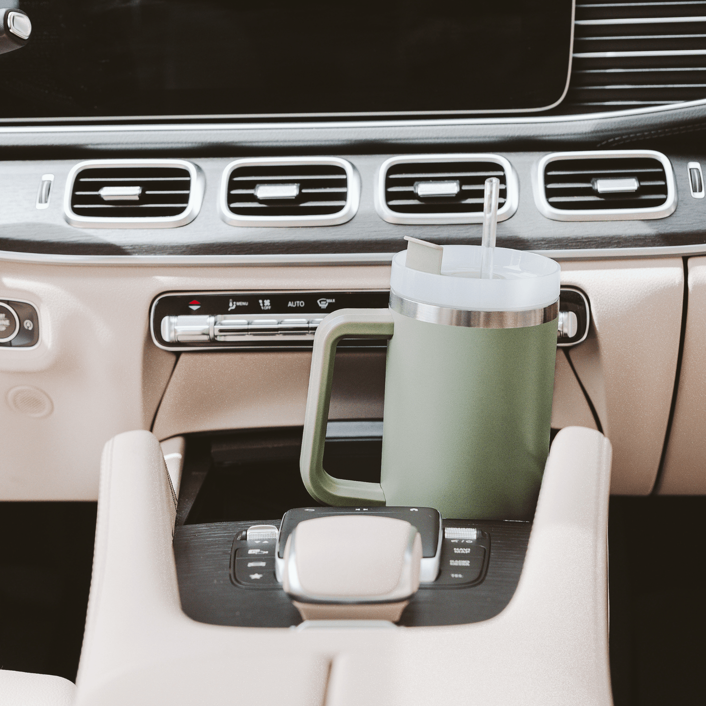 Sage Green Metal 40 oz Tumbler