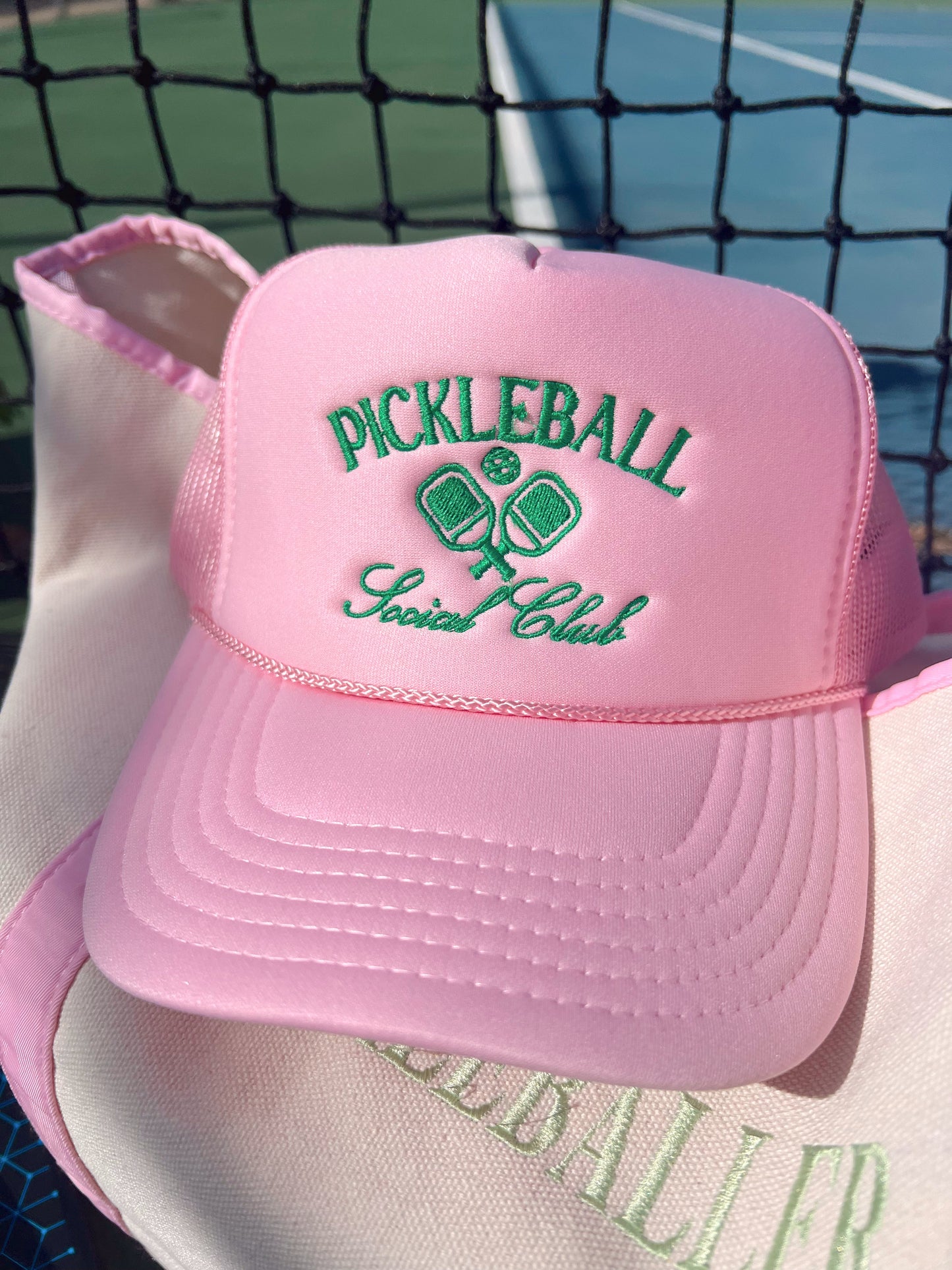 Pickleball Social Club Embroidered Trucker Hat