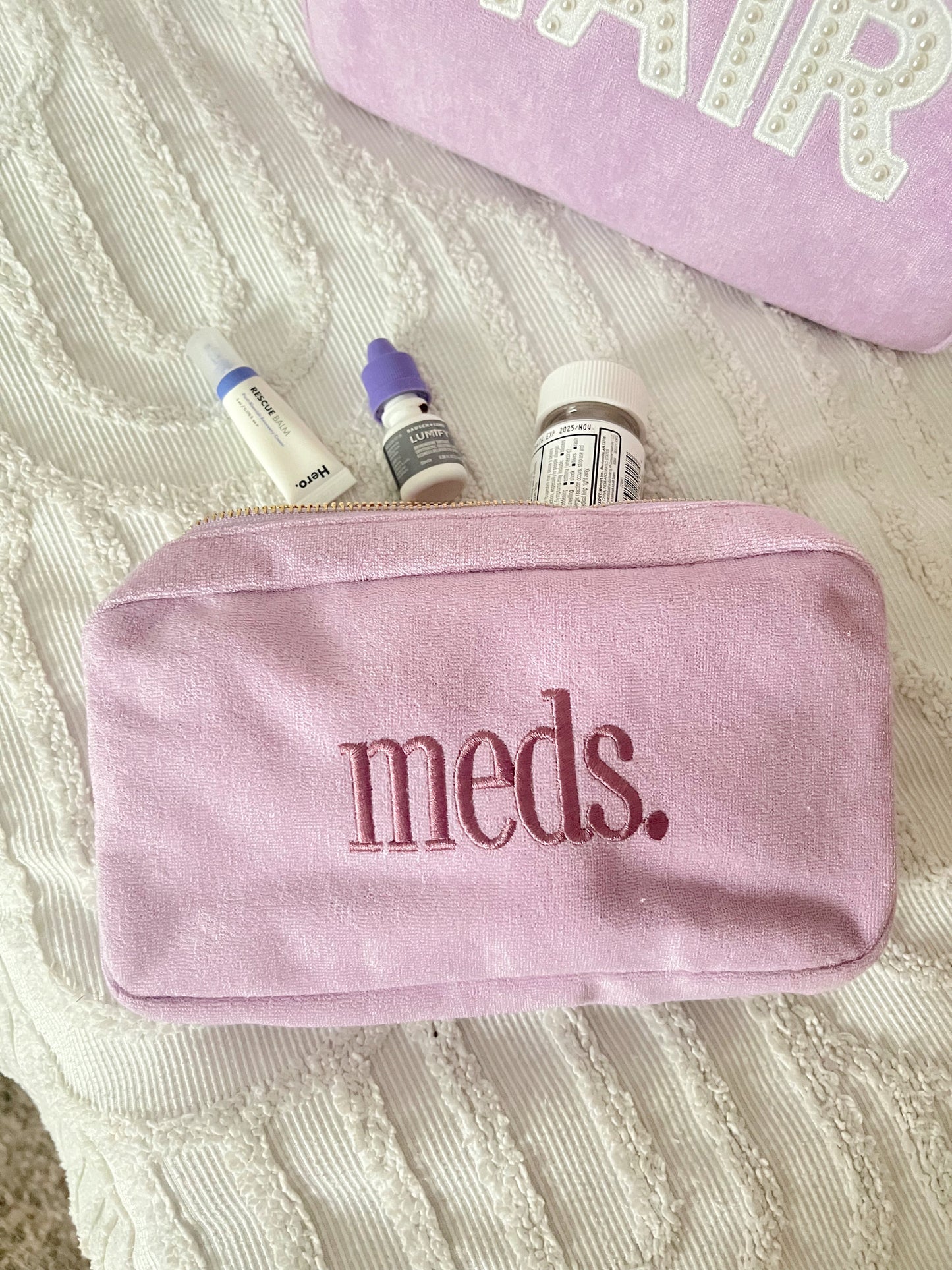 Meds - Lilac Terry Cloth Medium