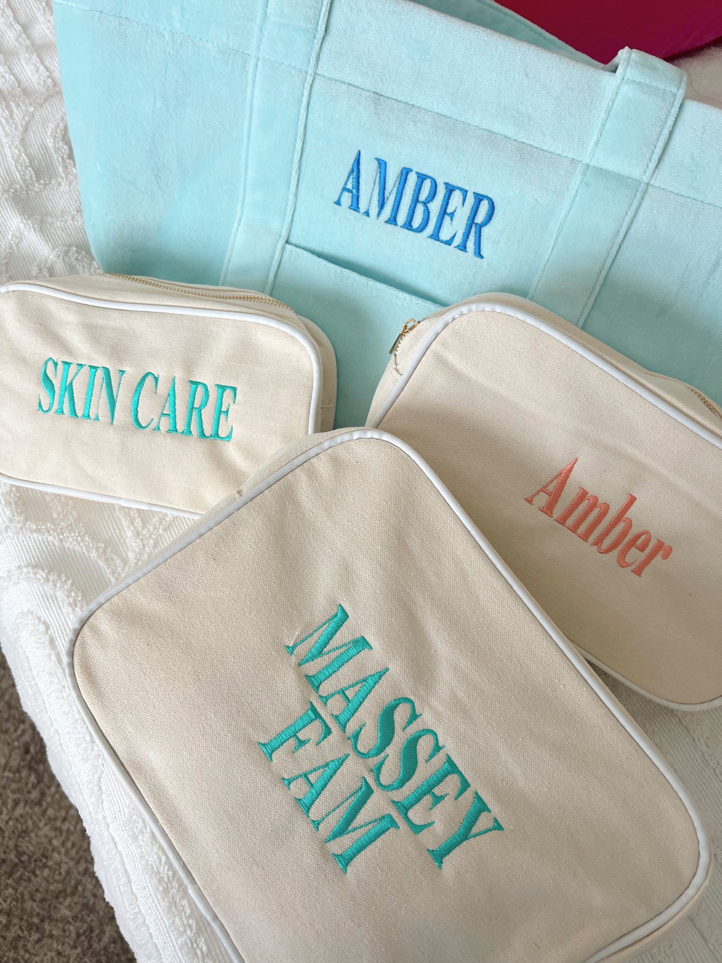 Canvas Makeup Bag Collection