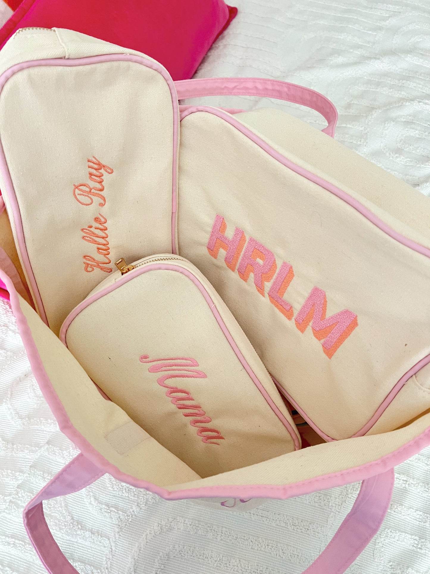 Canvas Makeup Bag Collection