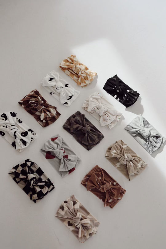 Black & White Yin Yang | Bamboo Head Wrap