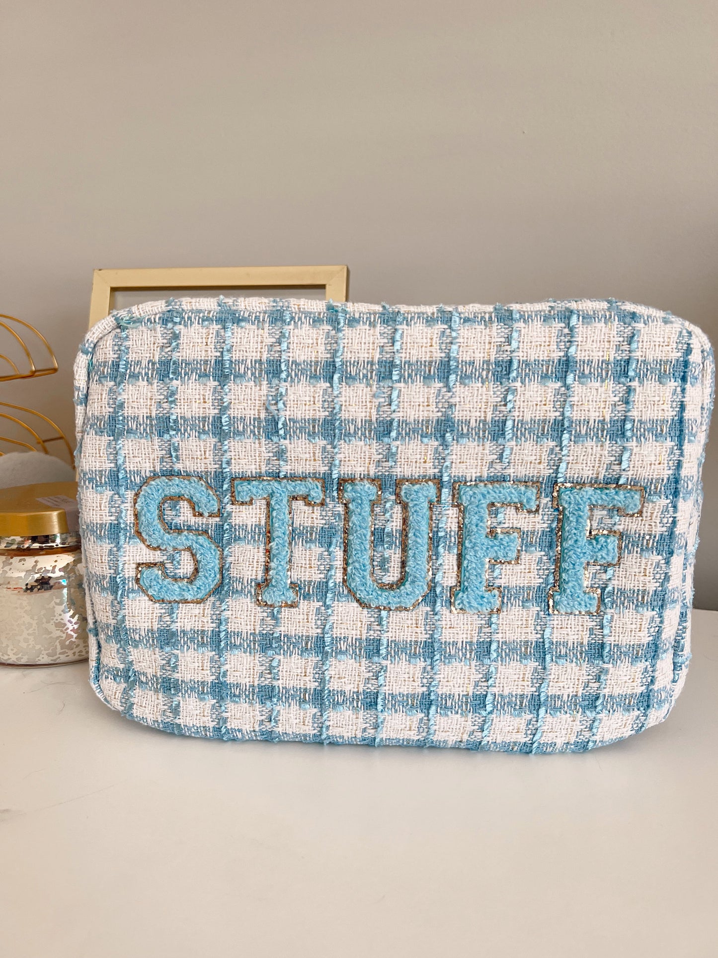 Stuff - Light Blue Plaid XL