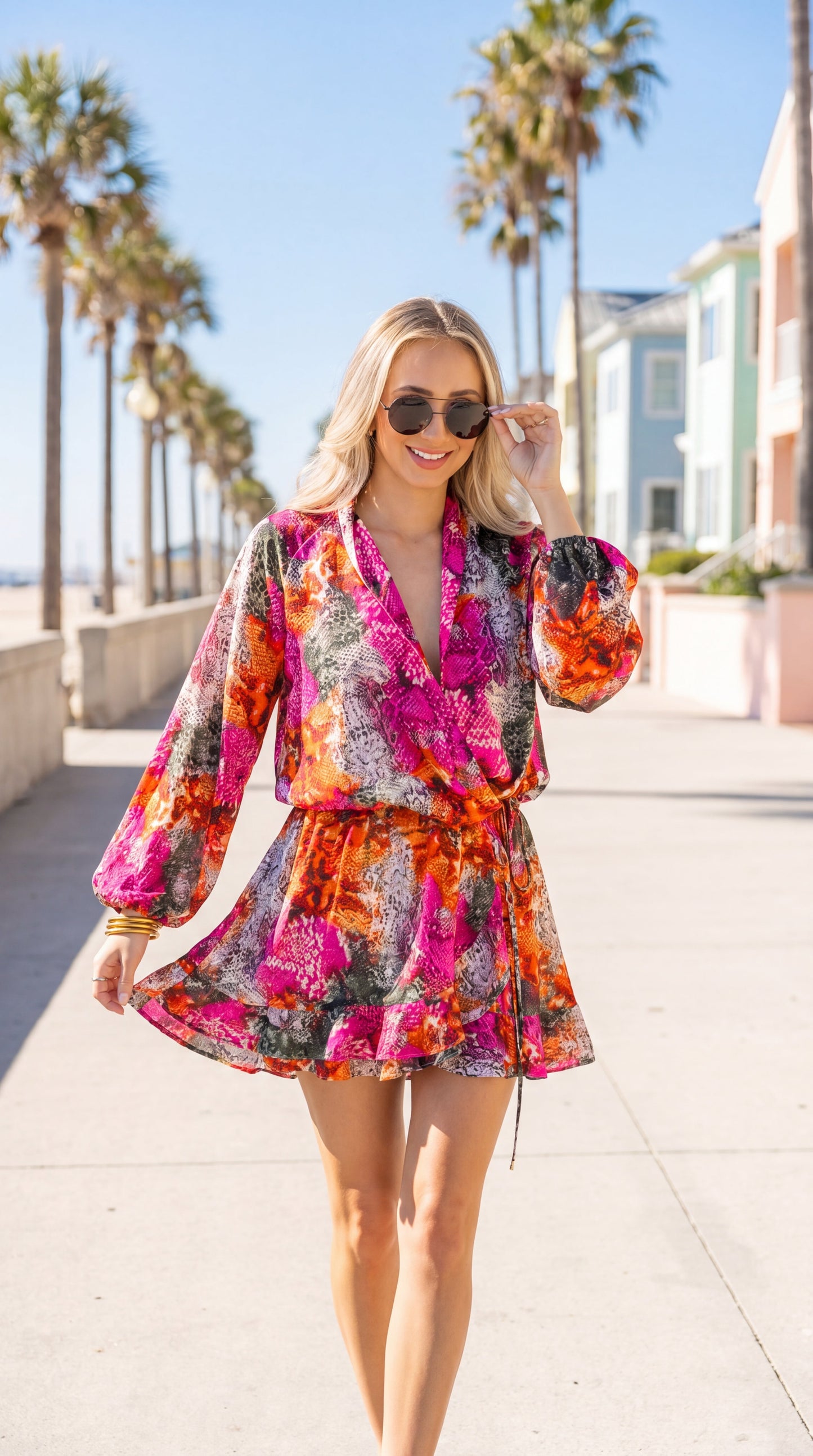 Jace Long Sleeve Romper - Frio River