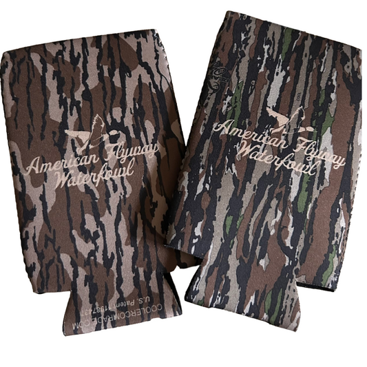 AFW Logo Drink Koozies - Skinny Can