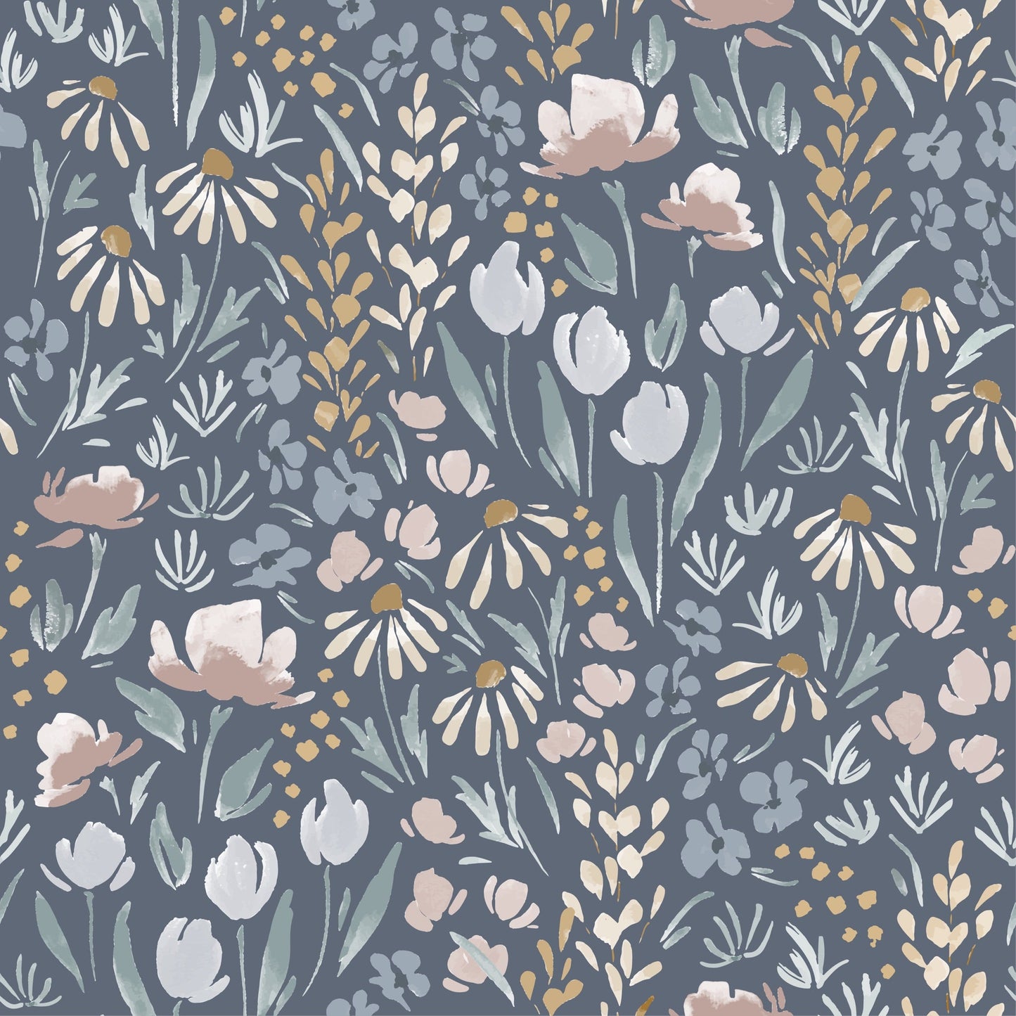 Wysteria Wallpaper by Melissa Johnson Design