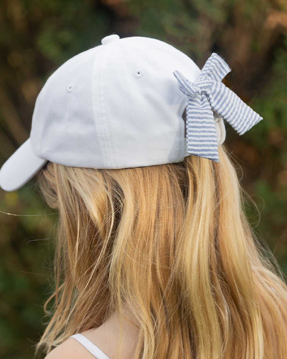 American Flag Bow Baseball Hat (Girls)