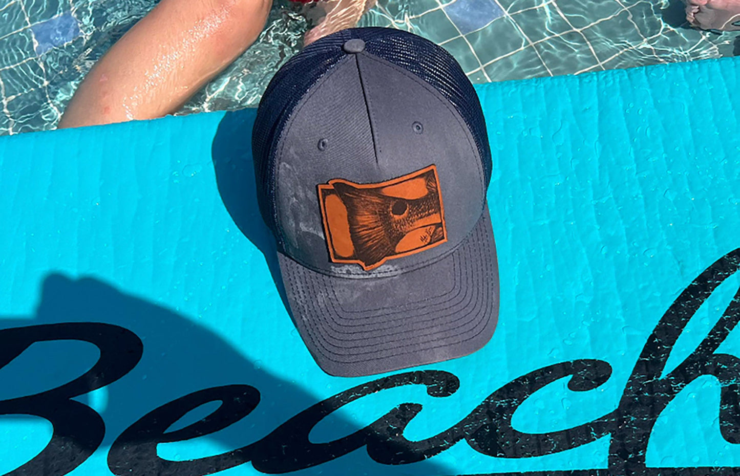 "The O.G." Redfish Trucker Fishing Hat - Mid Profile