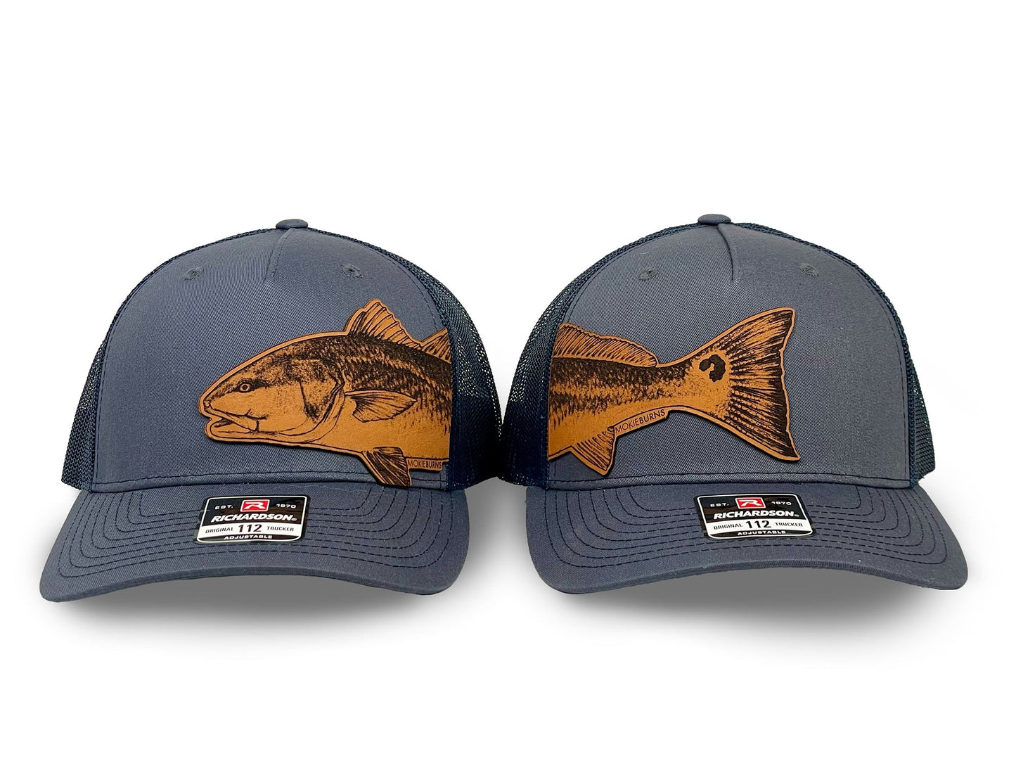 Matching Fishing Hats - Heads and Tails Redfish Couples Hat