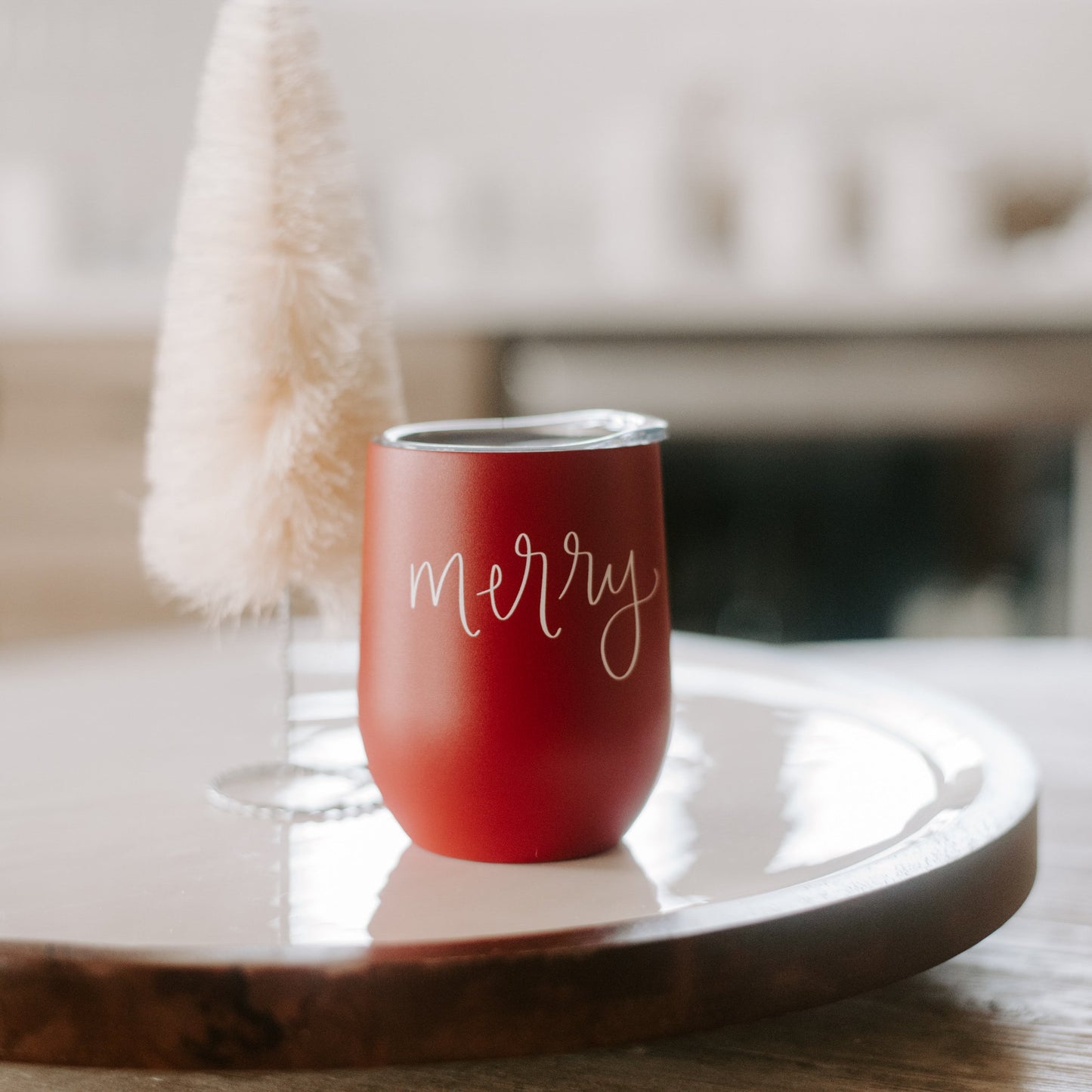 Merry Metal Wine Tumbler