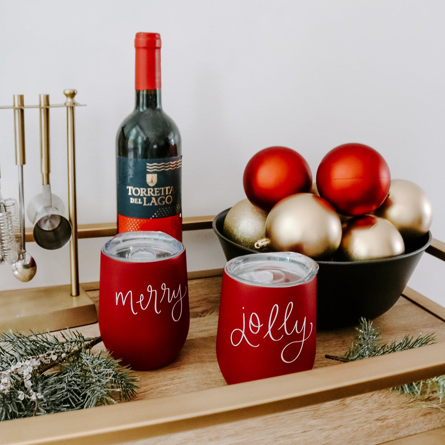 Jolly Metal Wine Tumbler