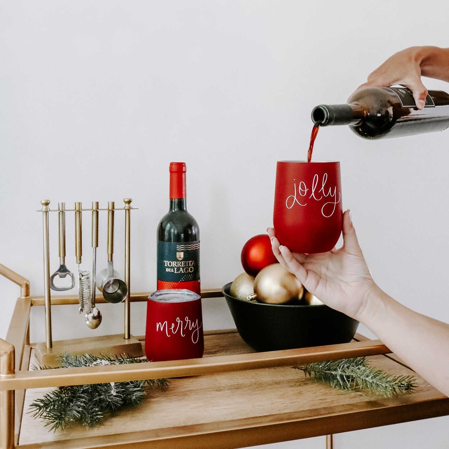 Jolly Metal Wine Tumbler