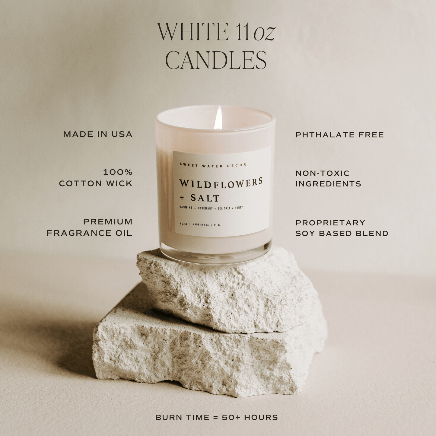 Thank You! Soy Candle - White Jar - 11 oz