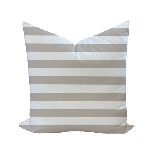 Carlisle Wide Stripe in Mocha - Wheaton Whaley Home Exclusive