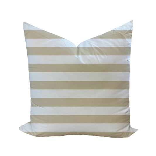 Carlisle Wide Stripe in Fawn - Wheaton Whaley Home Exclusive