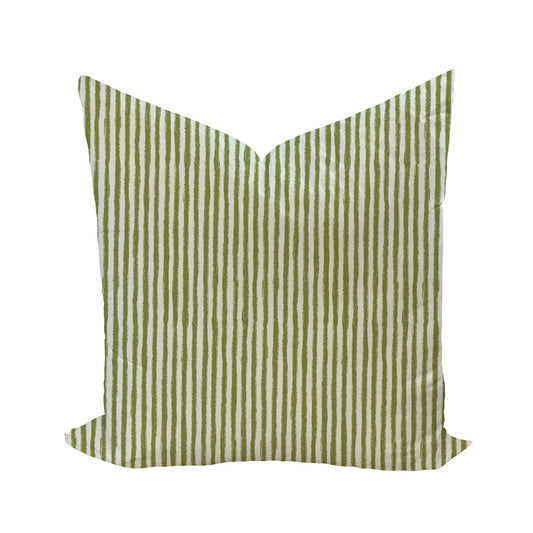 Edisto Stripe in Olive - Wheaton Whaley Home Exclusive