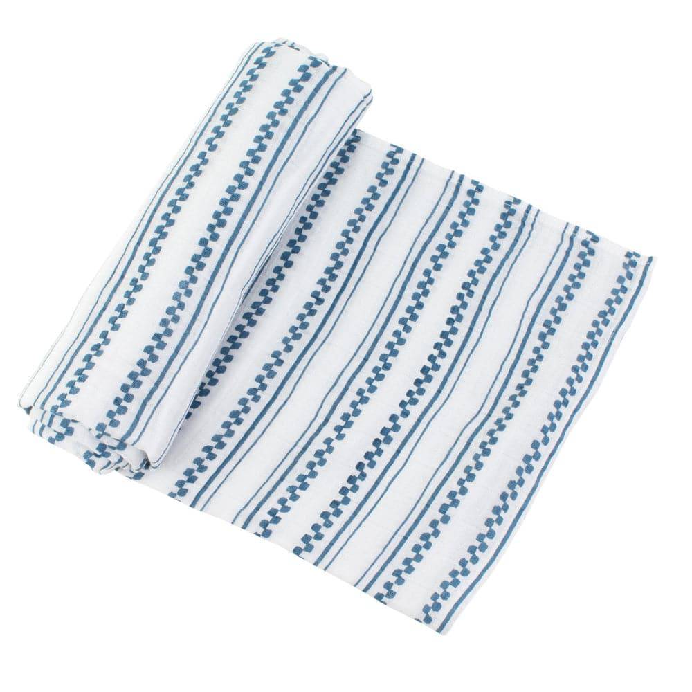 Muslin Swaddle Blanket Set Premium Cotton Wyoming + Western Stripe