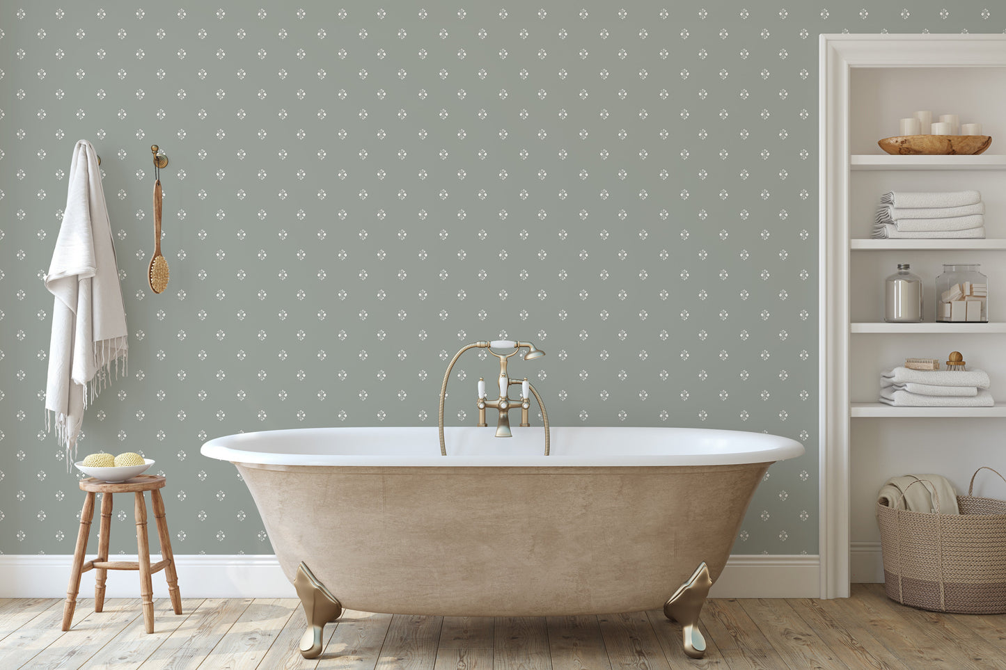 Wilson Wallpaper by Melissa Johnson Design