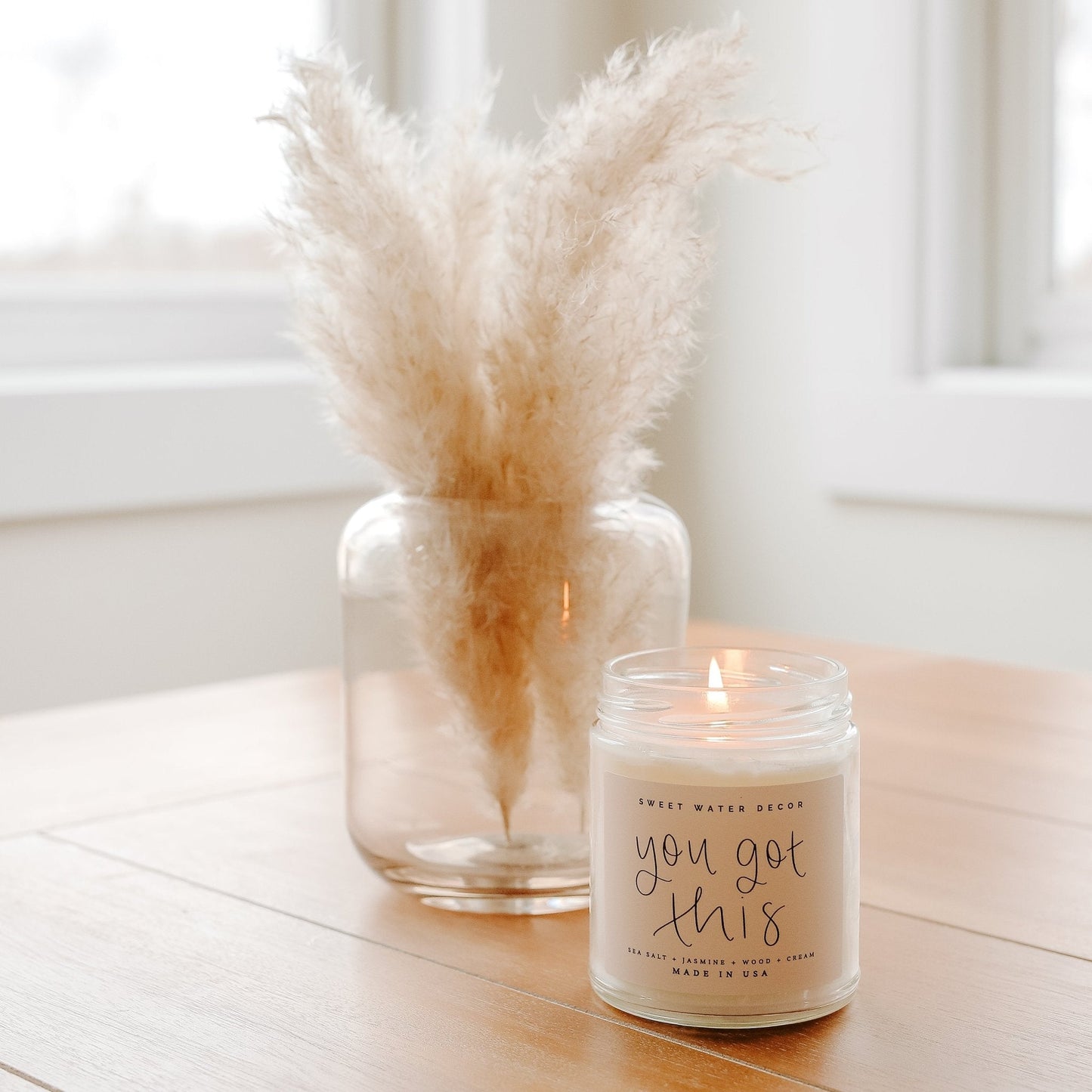 You Got This Soy Candle - Clear Jar - 9 oz