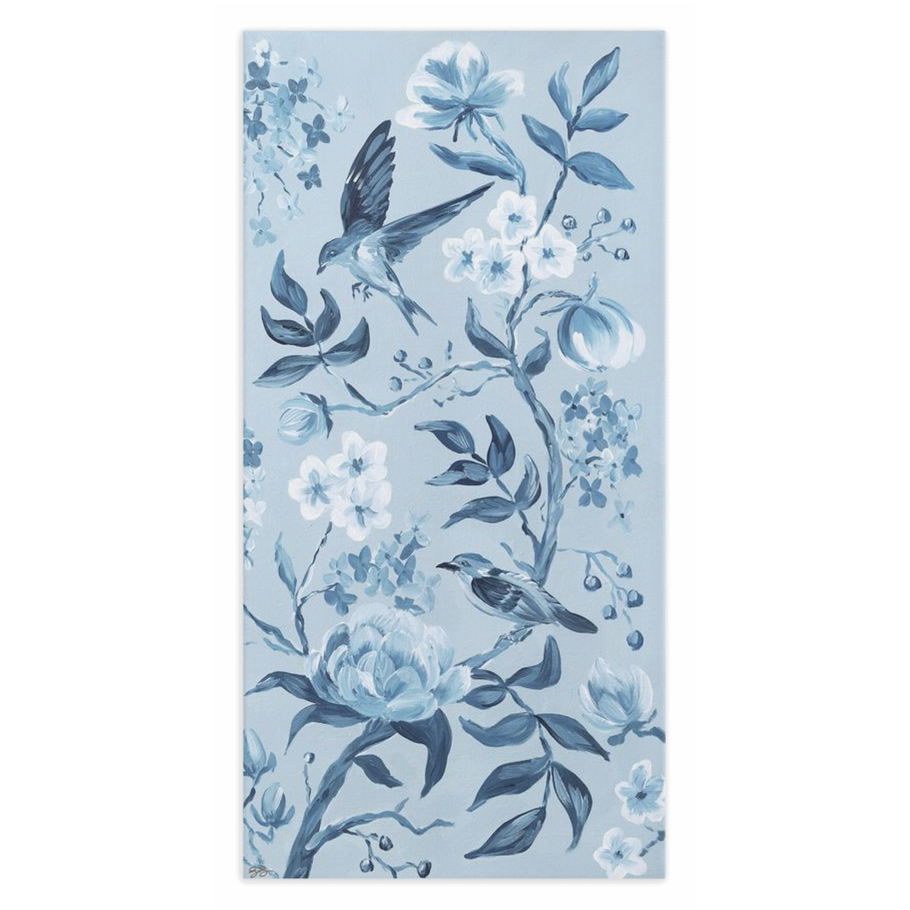 Blue Chinoiserie No. 2, a canvas wrap print