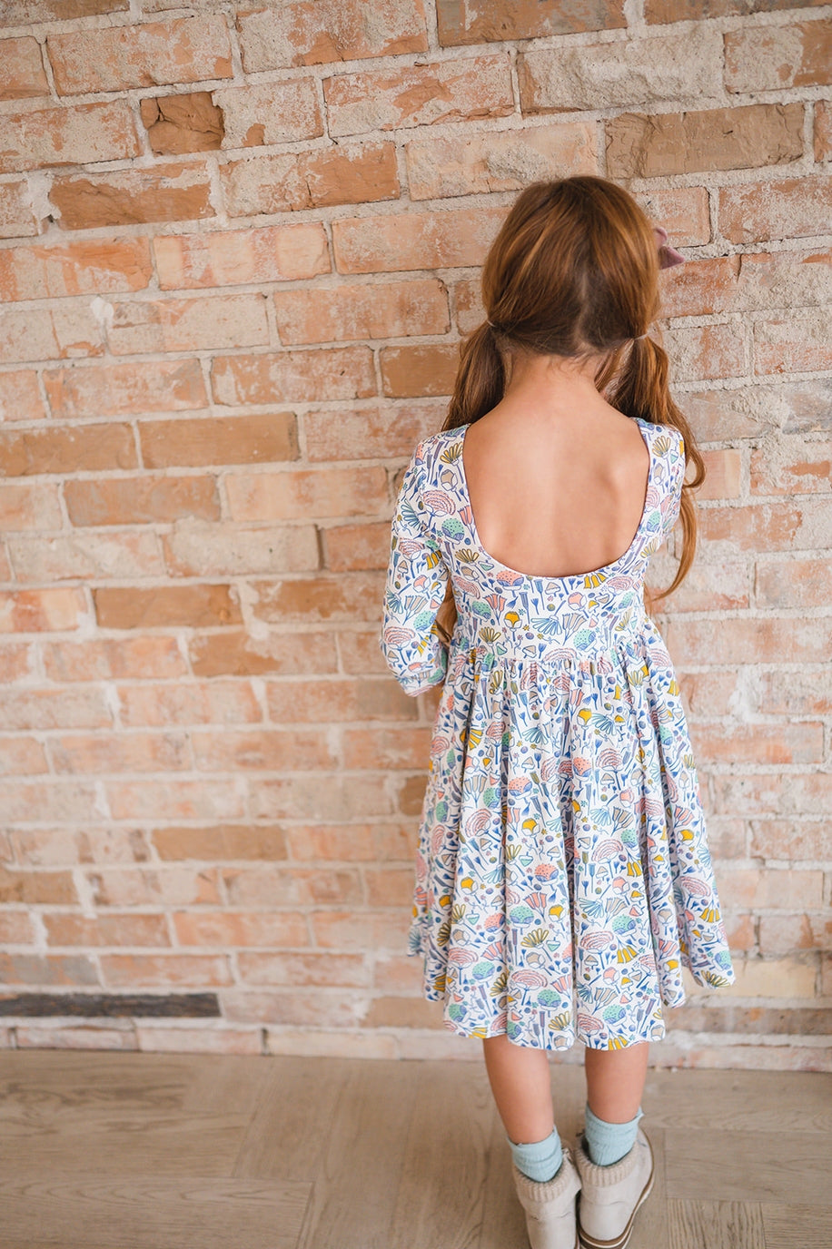 Emile Twirl Dress in Gardenia