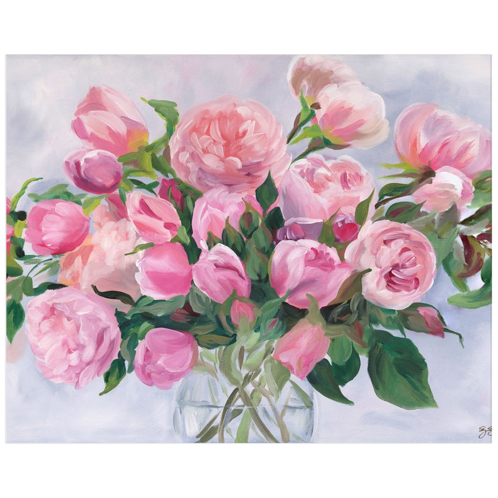 Garden Rose, a fine art print on paper