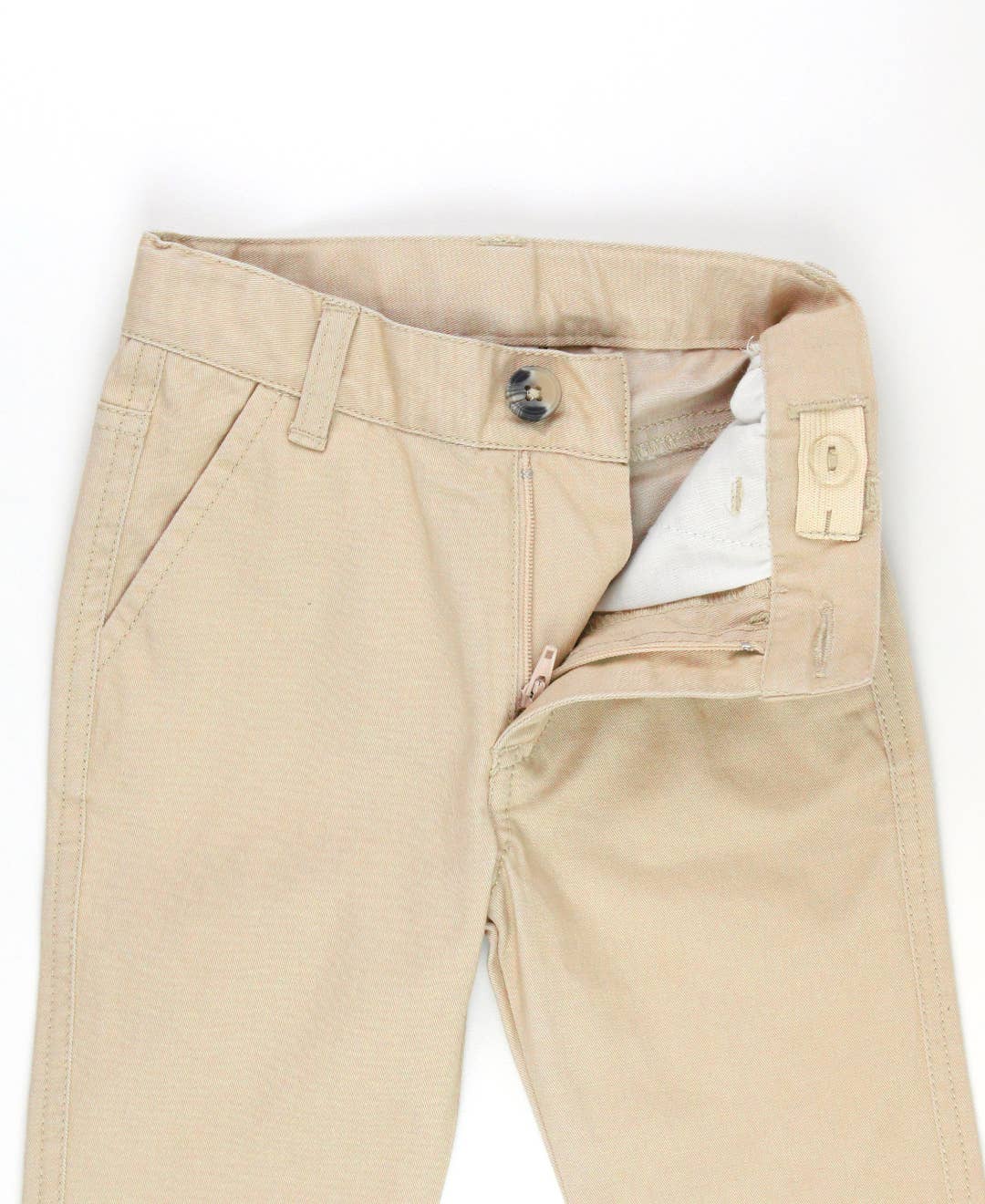 RuffleButts + RuggedButts - Boys Khaki Stretch Chino Pants