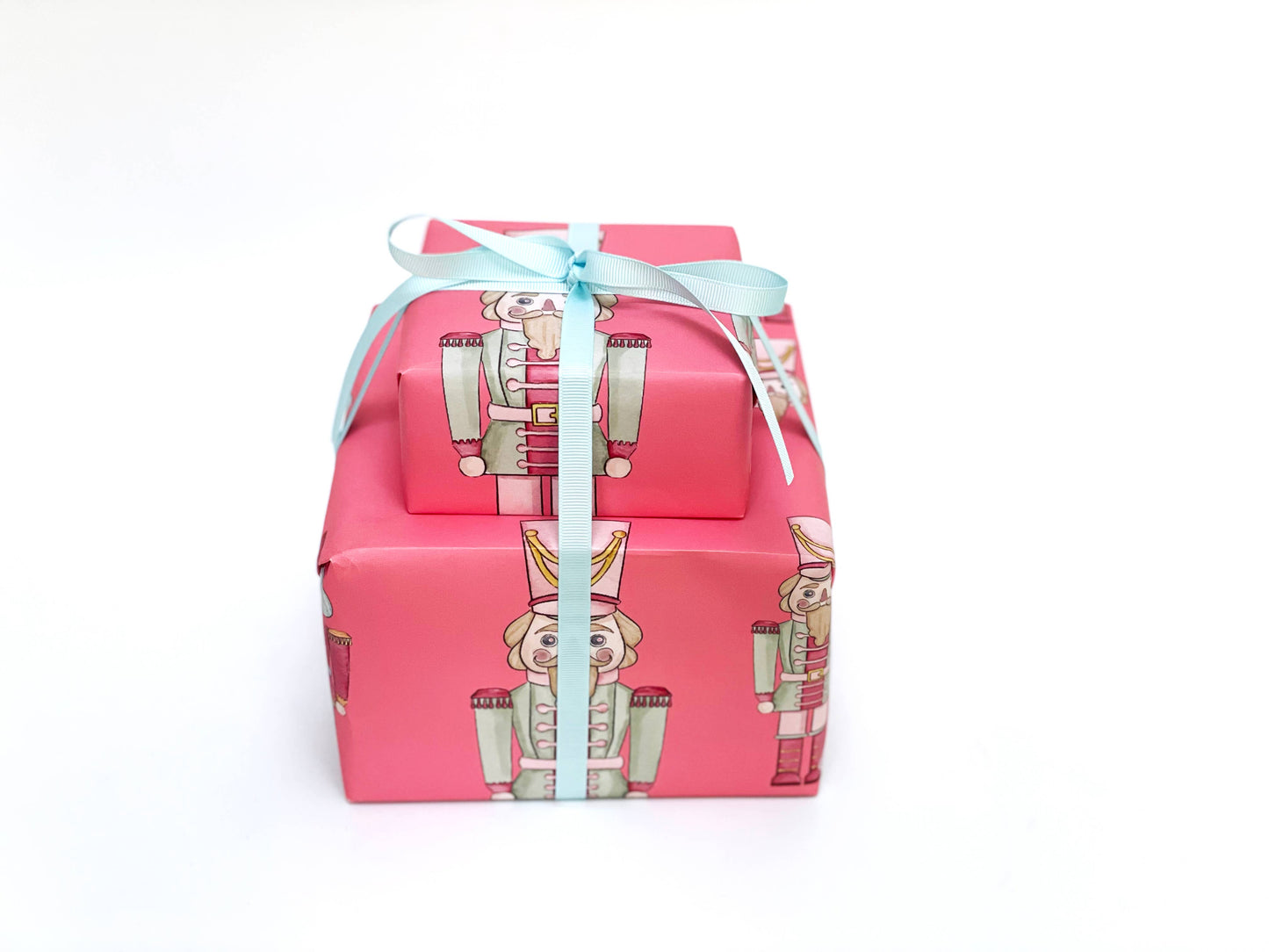 JOSIL Paperie & Gift - Dark Pink Nutcracker Gift Wrap