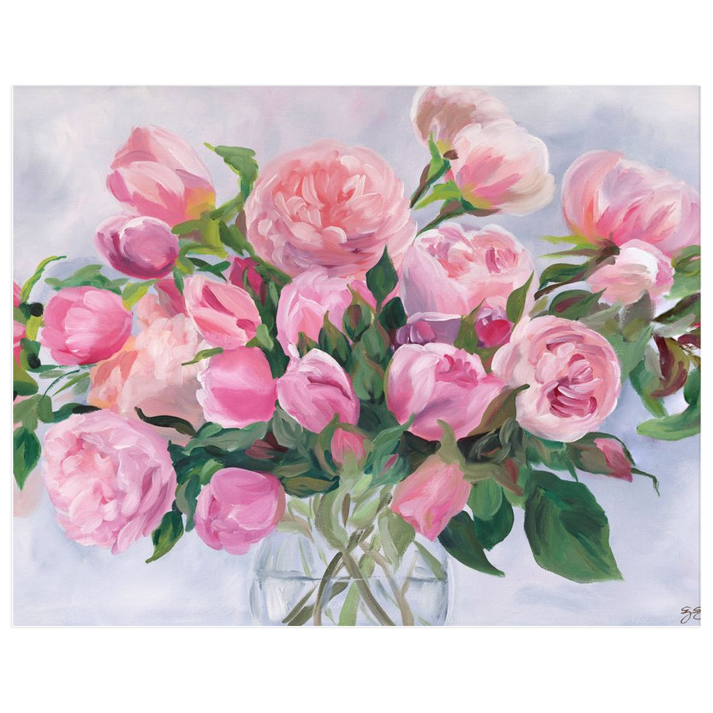 Garden Rose, a fine art print on paper