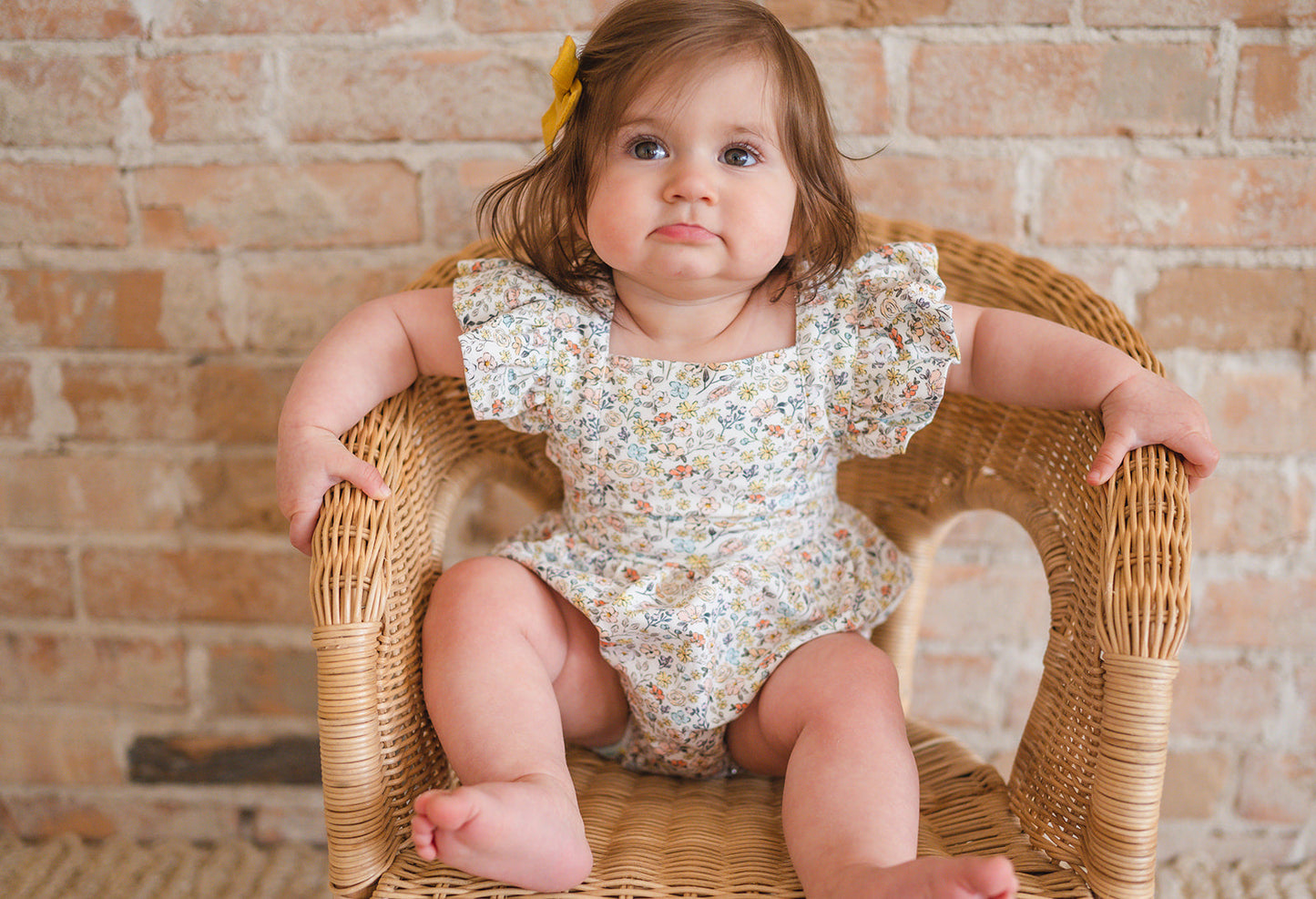 Emmy Romper in Dreamy Meadows