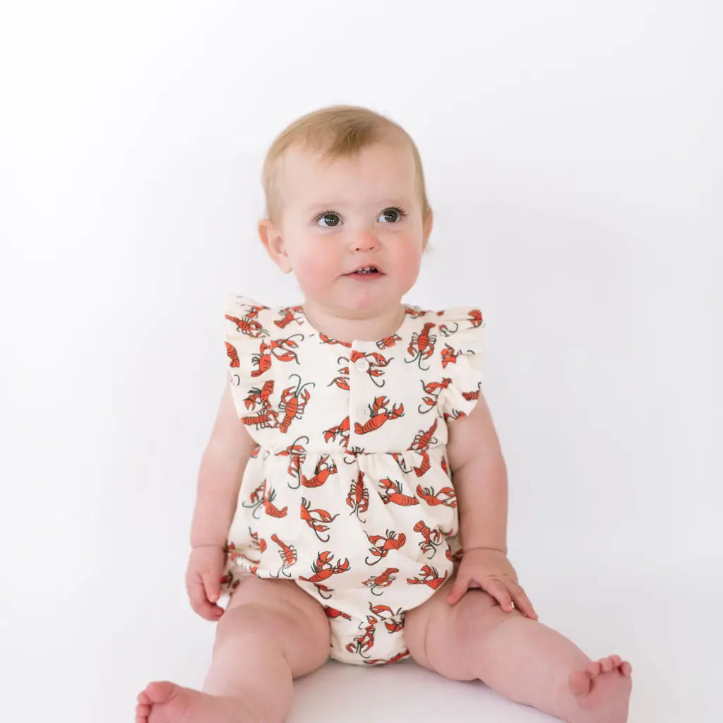 Betsy Romper in Crawfish