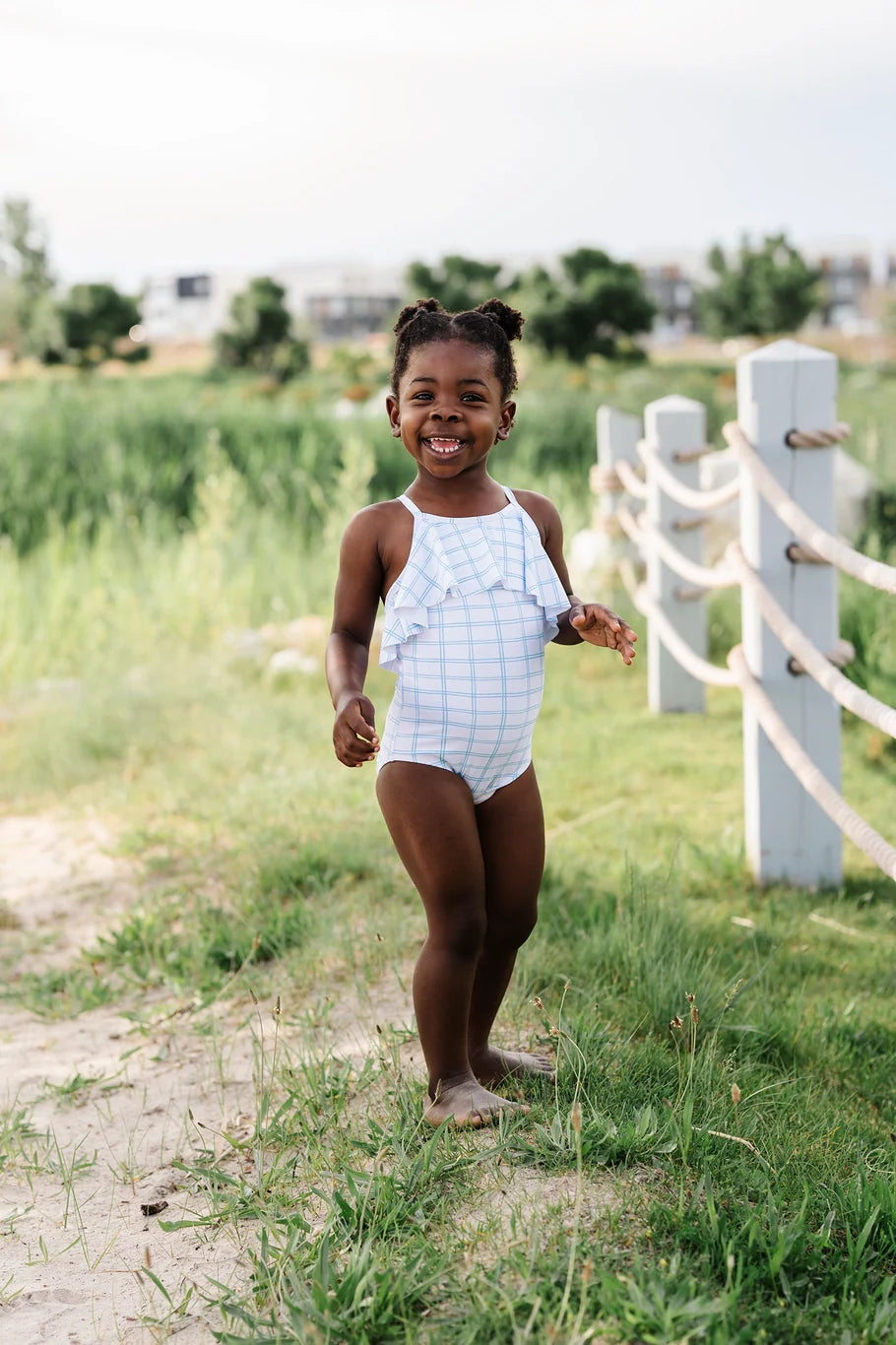 Makayla Swim in Blue Picnic | UPF 50