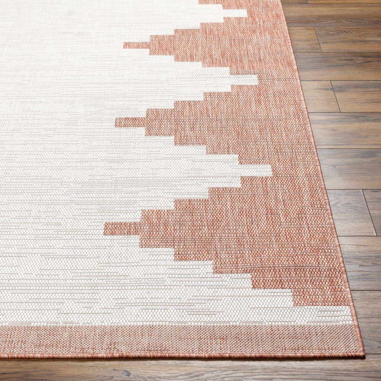 Djugun Brick Red Outdoor Rug