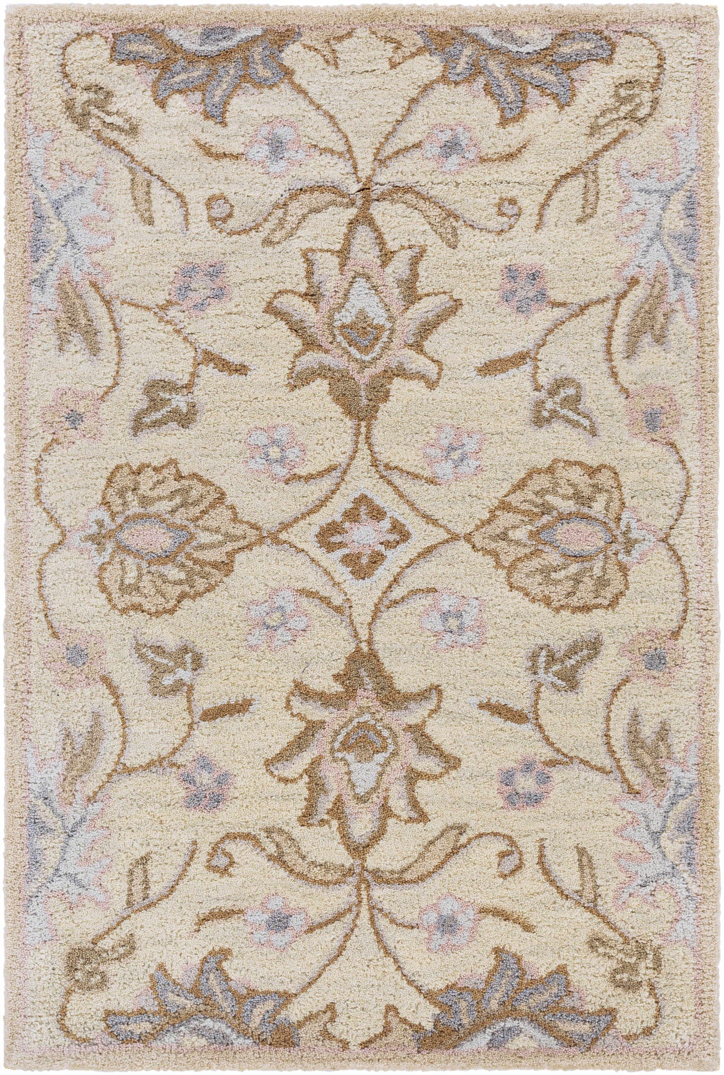 Conesus Hand Tufted Ivory 1109 Wool Rug