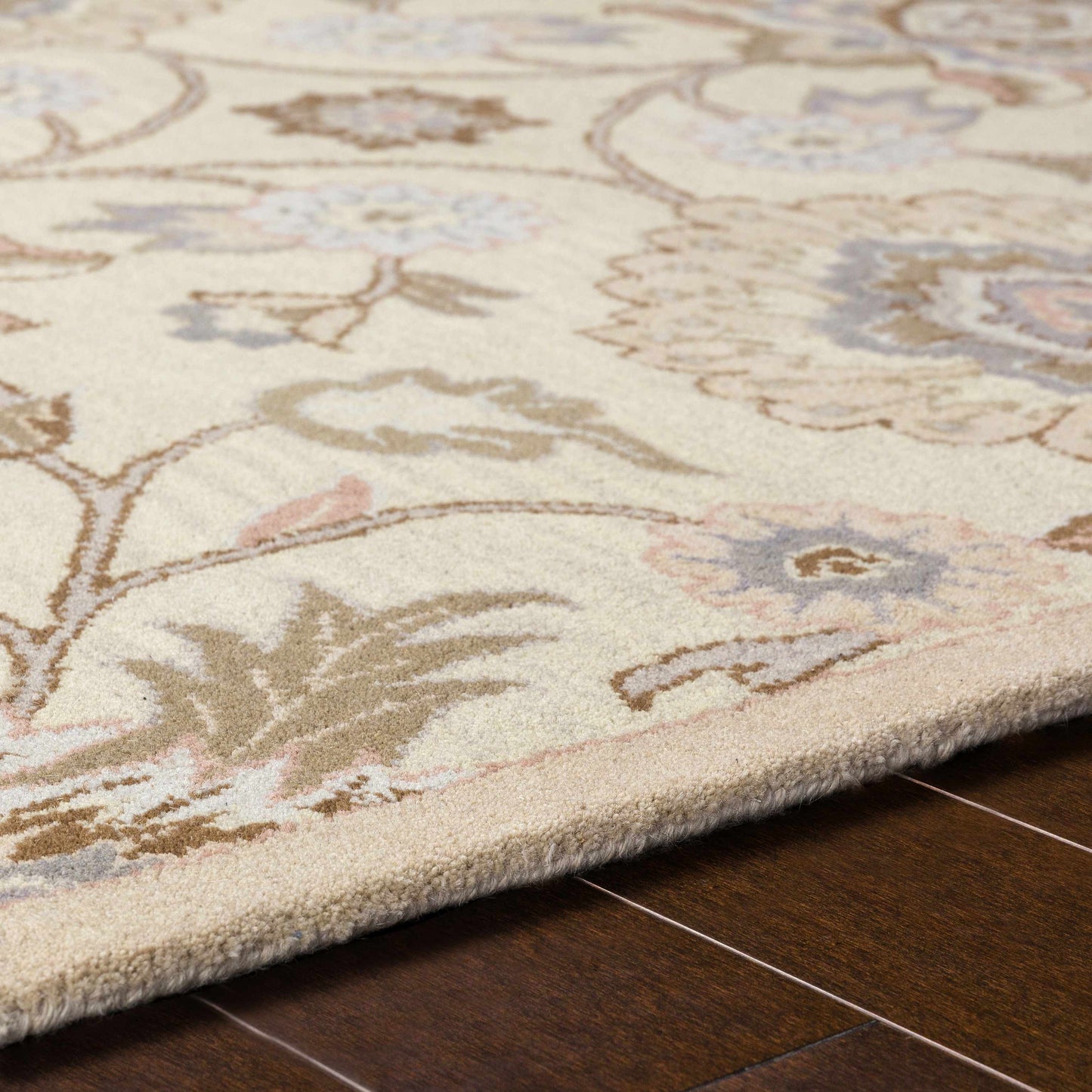 Conesus Hand Tufted Ivory 1109 Wool Rug