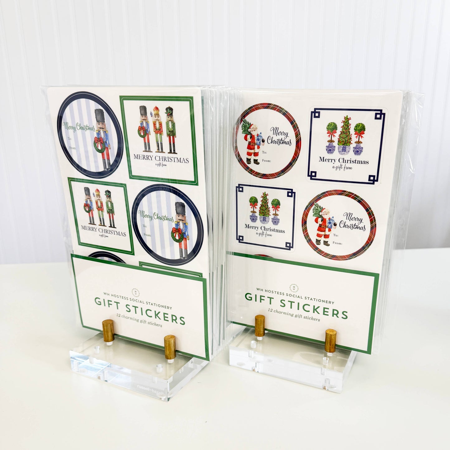 WH Hostess Social Stationery - Nutcracker Gift Sticker Sheets