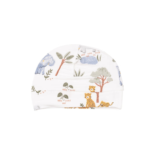 Beanie Hat - Painted Safari Animals