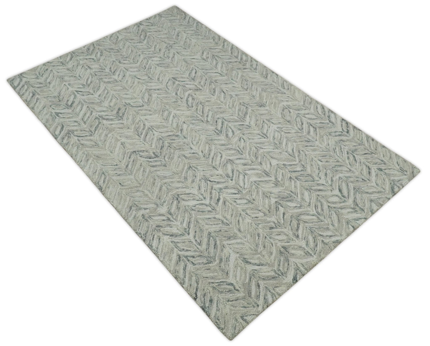 3x5 Hand Tufted Modern Scandinavian Wool Rug