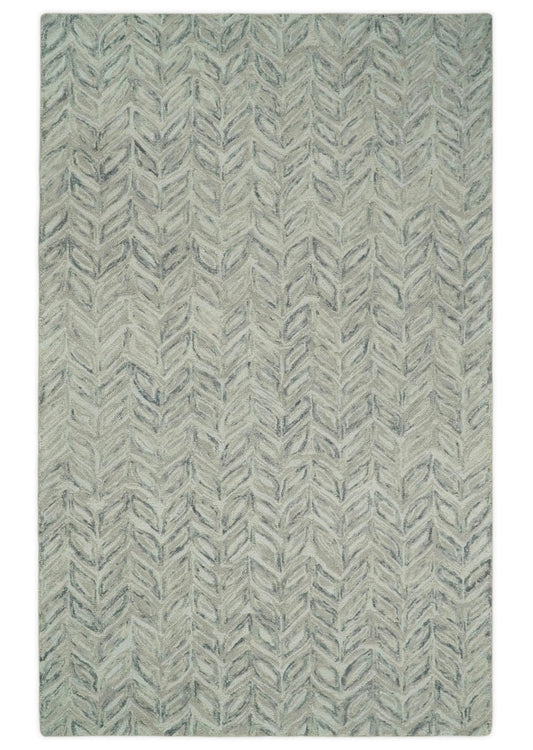 3x5 Hand Tufted Modern Scandinavian Wool Rug