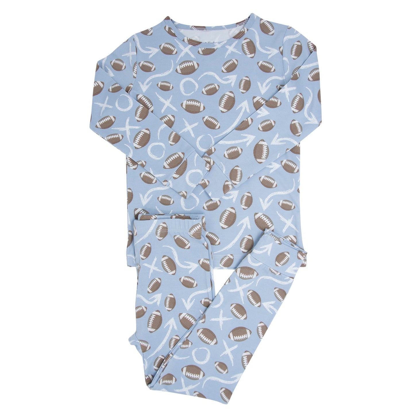 Big Kid Pajama Football Playbook