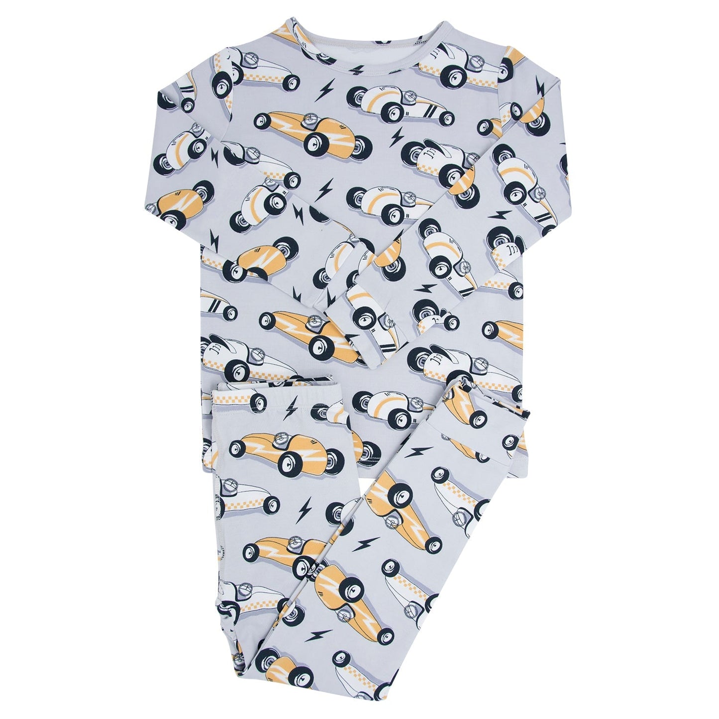 Vintage Racecars 2-Piece Pajama Set