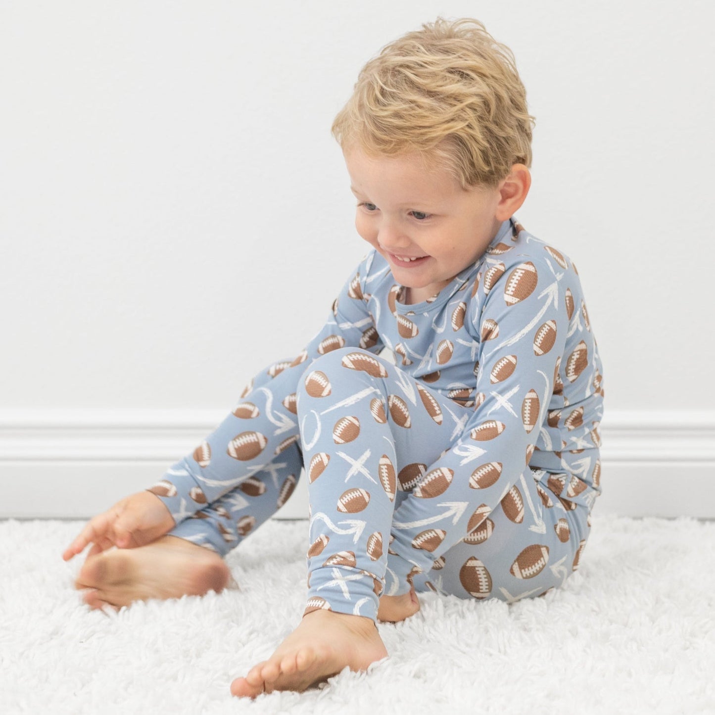 Big Kid Pajama Football Playbook