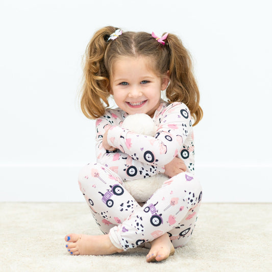 Tractors and Cows Pajama Set